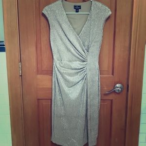 Platinum champagne formal dress